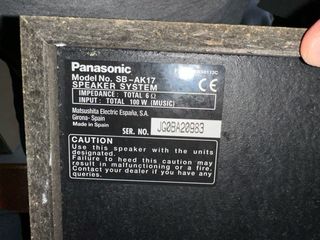 Equipo de Sonido Panasonic 5 CD Changer