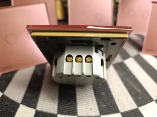 8 Interruptores Dobles Diseño Rosa LIVOLO