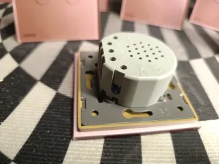 8 Interruptores Dobles Diseño Rosa LIVOLO