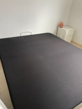 Canapé Ikea negro 160x200