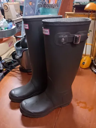Botas de Agua Hunter Negras Talla 38