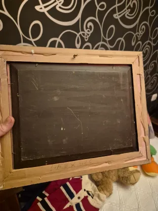 Cuadro antiguo firmado J. Díaz Rivera