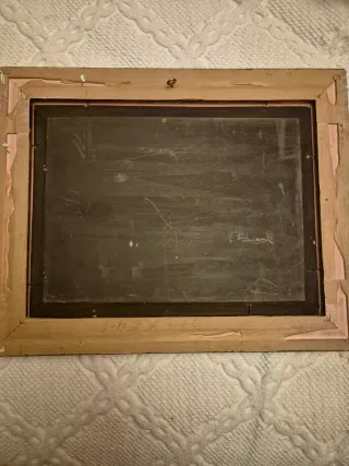 Cuadro antiguo firmado J. Díaz Rivera