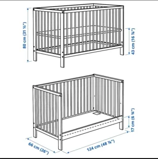 Cuna IKEA Gulliver + Colchón