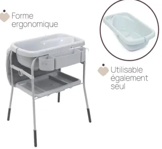 Bañera-cambiador Chicco con organizador