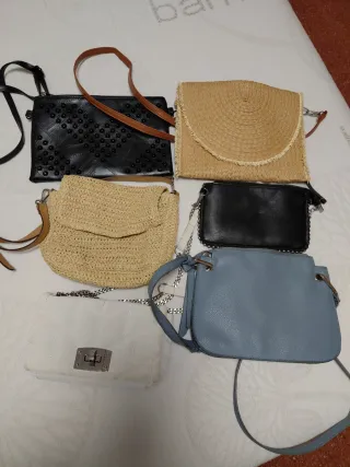 Lote de 6 bolsos