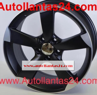 Juego 4 llantas para Audi Italia black 18