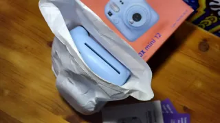 Cámara Fujifilm Instax Mini 12 Azul celeste