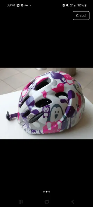 Casco bimba specializzata taglia cm 44-52