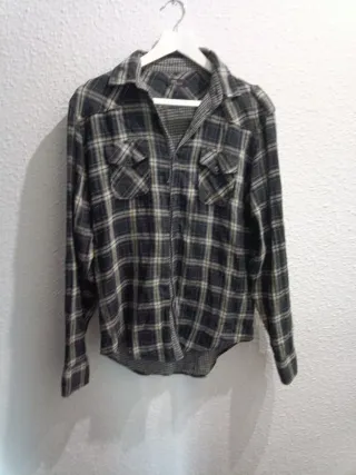 Camisa Zara cuadros hombre