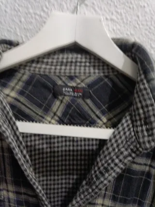 Camisa Zara cuadros hombre