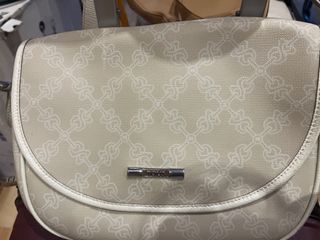 Bolso Tous bandolera beige logo