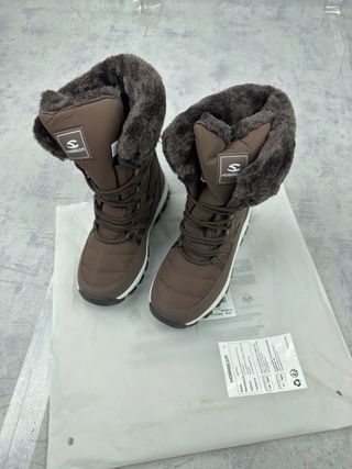 Stivali da neve donna marroni n.37