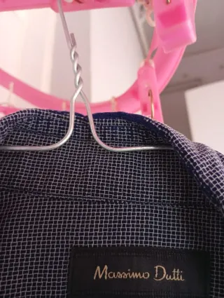 Traje de hombre negro REGALO :camisa Massimo Dutti