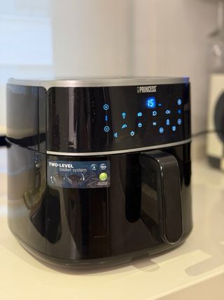 Freidora de aire Princess negra 8l