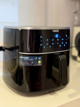 Freidora de aire Princess negra 8l