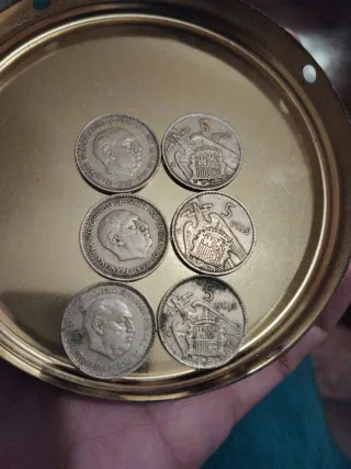 Monedas de Franco 5 Pesetas 1957