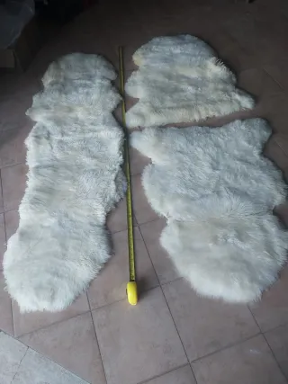 Scendiletto 3 pz Pura Lana Vergine