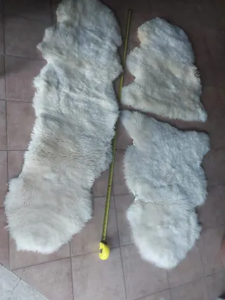 Scendiletto 3 pz Pura Lana Vergine