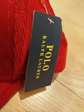Gorra Roja Ralph Lauren Roja de Pana