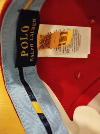 Gorra Roja Ralph Lauren Roja de Pana