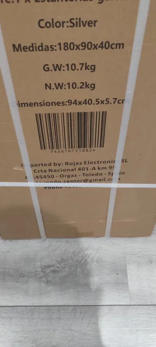 Scaffalature in metallo zincato da estrenar