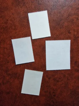 Set 4 francobolli Repubblica Italiana