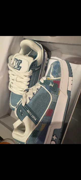 Zapatillas Louis Vuitton Talla 39 Denim Multicor