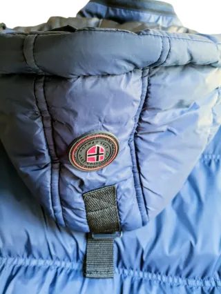 Geographical Norway Piumino Blu Taglia L