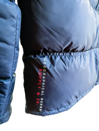 Geographical Norway Piumino Blu Taglia L