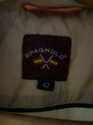 Chaleco Spagnolo mujer largo beige T.42