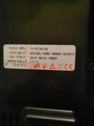 Affettatrice professionale RGV acciaio