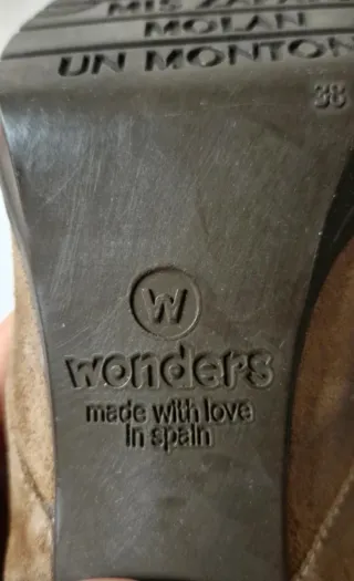 Tronchetti Wonders Camoscio Marrone Tg 38