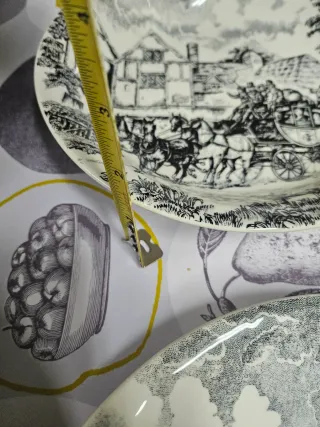 Lote 6 Platos Porcelana San Claudio Serie