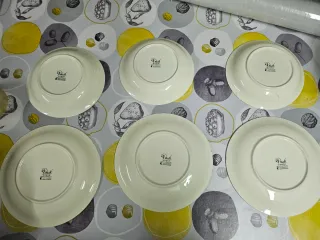 Lote 6 Platos Porcelana San Claudio Serie