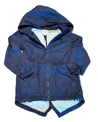 Giacca a vento bambina blu 4 anni