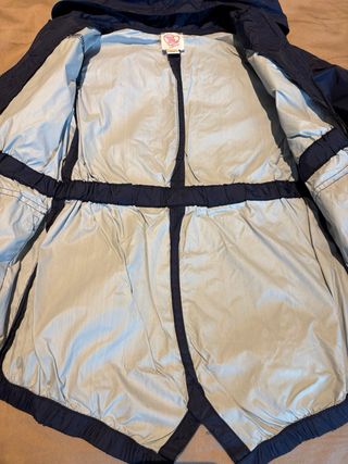 Giacca a vento bambina blu 4 anni