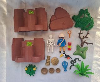 playmobil 3017 grotta del tesoro RARO completo
