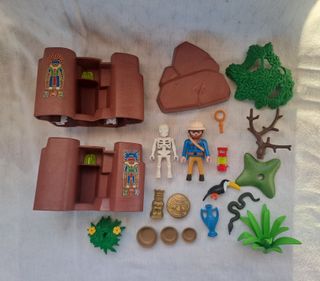 playmobil 3017 grotta del tesoro RARO completo
