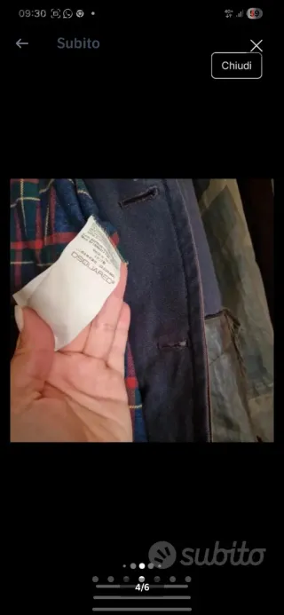 Giacca uomo patchwork