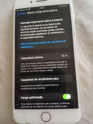 iPhone 8 Plus Plata/Blanco