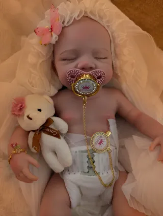 Reborn de silicona entera tamaño bebé