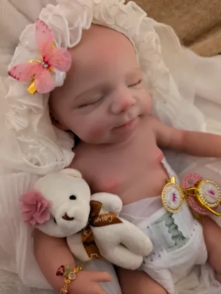 Reborn de silicona entera tamaño bebé