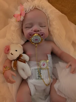 Reborn de silicona entera tamaño bebé