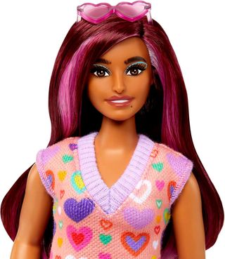 Barbie Fashionista Curvy Vestido Corazones