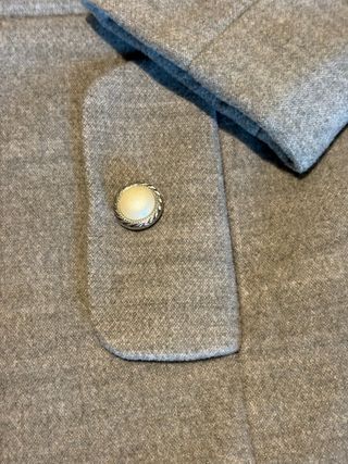 Cappotto bambina 4 anni grigio