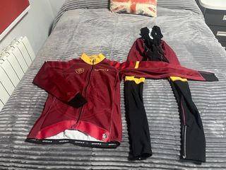 Equipación ciclismo invierno talla M Gsport