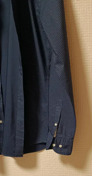 Camisa Cortefiel Azul Estampada