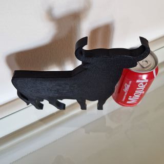 Toro decorativo negro