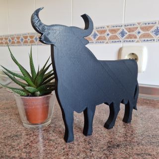 Toro decorativo negro